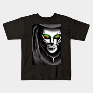 SCARY RED EYED SPOOKY HALLOWEEN VAMPIRE Kids T-Shirt